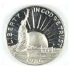 Image 2 : 1986-S PROOF STATUE OF LIBERTY COMMEN HALF DOLLAR ANACS PR-68