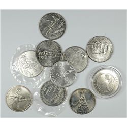 (10) CH BU MODERN COMMEN HALF DOLLARS