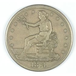 1874-S TRADE DOLLAR VF/XF