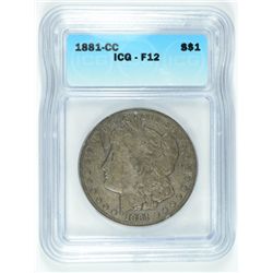 1881-CC MORGAN DOLLAR ICG FINE-12