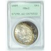 Image 1 : 1885 MORGAN DOLLAR PCGS MS-62 OGH (NICE TONED)