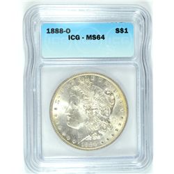 1888-O MORGAN DOLLAR ICG MS-64