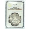 Image 1 : 1890-CC MORGAN DOLLAR NGC MS-61