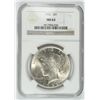Image 1 : 1922 PEACE DOLLAR NGC MS-63