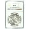 Image 1 : 1922-D PEACE DOLLAR NGC MS-65