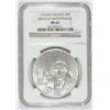 Image 1 : 1953 MEXICO (HIDALGO BICENTENNIAL) SILVER COIN NGC MS-62