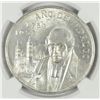 Image 2 : 1953 MEXICO (HIDALGO BICENTENNIAL) SILVER COIN NGC MS-62