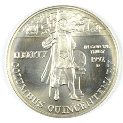 1992-D COLUMBUS COMMEN DOLLAR CH BU