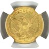 Image 3 : 1854-O $2.5 GOLD LIBERTY NGC AU-58