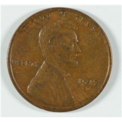 1917-D LINCOLN CENT AU-58