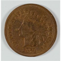 1871 INDIAN HEAD CENT, VF+  NICE!