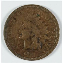 1872 INDIAN CENT, FINE+