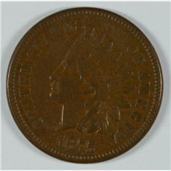 1875 INDIAN HEAD CENT, XF/AU  NICE!