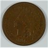 Image 1 : 1875 INDIAN HEAD CENT, XF/AU  NICE!