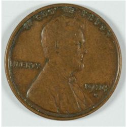 1924-D LINCOLN CENT, VF