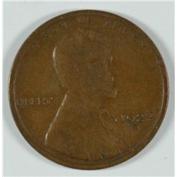 1922-D LINCOLN CENT, VG