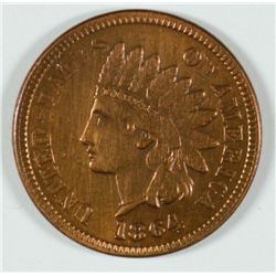 1864 L INDIAN CENT XF/AU