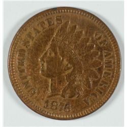 1876 INDIAN CENT XF+