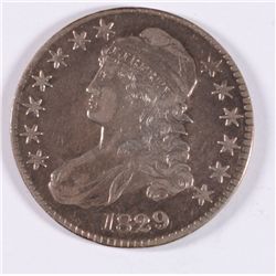 1829 BUST HALF DOLLAR XF/AU