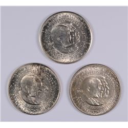 1954 (P, D, S) WASHINGTON/CARVER COMMEN HALF DOLLARS CH BU