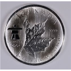 2008 1 OZT .9999 FS CANADA MAPLE LEAF (OLYMPICS)