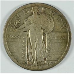 1917-S TYPE-2 STANDING LIBERTY QUARTER, FINE