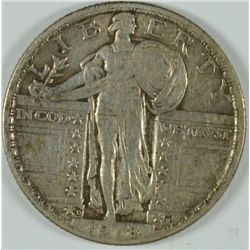 1918-D STANDING LIBERTY QUARTER, VF++