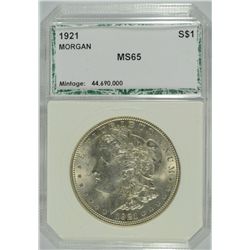 1921 MORGAN DOLLAR PCI MS-65