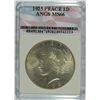 Image 1 : 1925 PEACE DOLLAR ANGS MS-66
