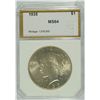 Image 1 : 1935 PEACE DOLLAR PCI MS-64