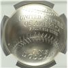 Image 3 : 2014 BASEBALL HALL OF FAME SILVER DOLLAR, NGC MS-69!  WOW!!