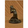 Image 6 : 7.5"x5.5" Our Blessed Mother Virgin Mary Praying Bronze Sculpture Marble Base Statue Decor   5 LBS.