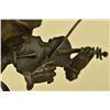 Image 7 : 9"x10" Signed Milo Abstract Man Playing Violin Bronze Bust Sculpture Marble Statue   5 LBS.
