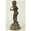 Image 3 : 14.5"x5.5" French Moreau Child Marble Statue Victorian   10 LBS.