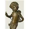 Image 6 : 14.5"x5.5" French Moreau Child Marble Statue Victorian   10 LBS.