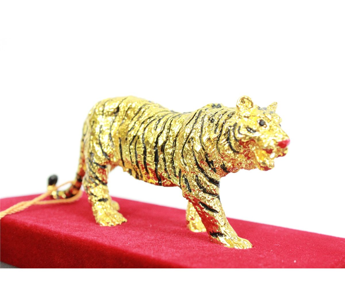 2"x4.5" Collector Hand Made Edition 24K Gold Plated African Tiger