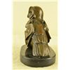 Image 2 : 9"x12" Abstract Pure Hotcast Bronze Owl Statue   10 LBS.