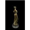 Image 3 : 13"x5" Large Lost Wax Strong Hand Bronze Sculpture Statue Deco Figurine   8 LBS.
