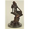 Image 5 : 14"x7.5" SIGNED LCART ZODIAC SIGN CANCER SEXY GIRL BRONZE ART DECO HOT CAST FIGURINE SALE   12 LBS.