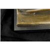 Image 10 : 10"x10" CHIPARUS VINTAGE ART DECO LADY AND THE PARROT BRONZE/MARBLE SCULPTURE   12 LBS.