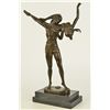 Image 2 : 15"x9" Signed Art Deco~Bruno Zach~Two Russian Dancer Detailed Hand Made Bronze Statue   10 LBS.