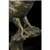 Image 8 : 12"x10" Owl On A Branch Wings Spread Bronze Statue   8 LBS.