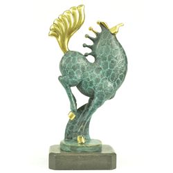 12"x6.5" Special Rare Hot Cast Tang Dynasty Chinese Lucky Horse Bronze Sculpture Statue   7 LBS.