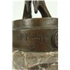 Image 7 : 18"x9.5" SEXY SEDUCTIVE NUDE GIRL BRONZE SCULPTURE SIGNED EROTIC ART DECO MARBLE FIGURE   12 LBS.