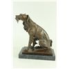 Image 2 : 11"x12" Bronze Statue Dog Hunting Bird English Irish Setter Art   10 LBS.