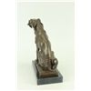 Image 3 : 11"x12" Bronze Statue Dog Hunting Bird English Irish Setter Art   10 LBS.