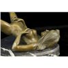 Image 8 : 6"x10" STUNNING EROTIC NUDE BRONZE STATUE FIGURE   13 LBS.