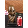 Image 1 : 12"x7" Original Abstract Modern Art Alien By Milo Bronze Marble Sculpture Statue   10 LBS.