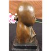 Image 8 : 12"x7" Original Abstract Modern Art Alien By Milo Bronze Marble Sculpture Statue   10 LBS.