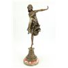 Image 4 : 21"x12" Cl.J.R.Colinet Bronze Art Deco Dancer Statue   12 LBS.